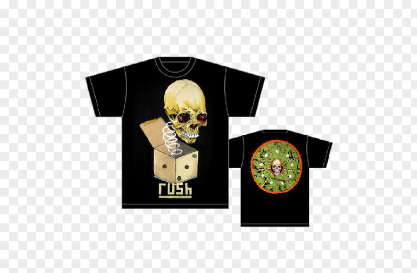 T-shirt Rush R40 Live Tour Jack In The Box Roll Bones PNG