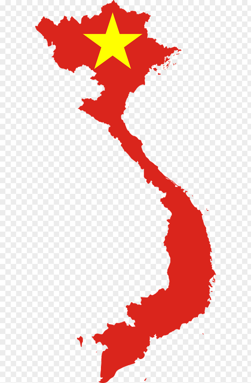 Vietnam Vector Flag Of South Map PNG