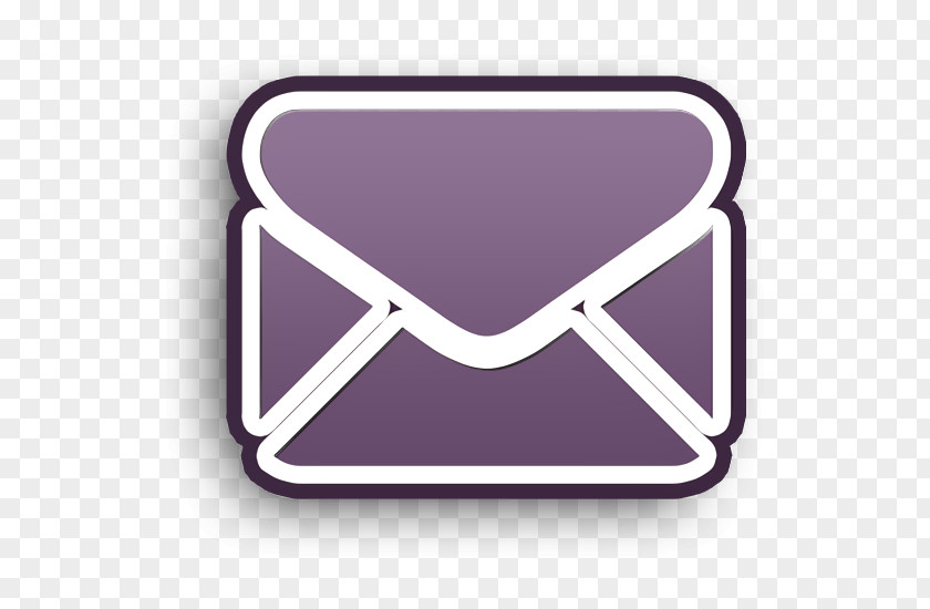 Logo Purple Envelope Icon PNG