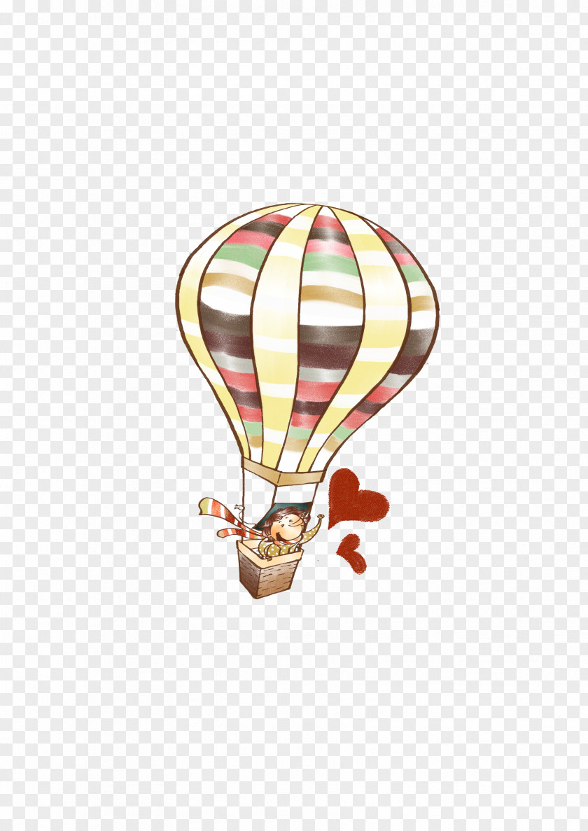 Travel Cartoon Balloon Illustration PNG