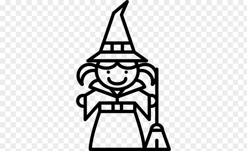 Witch Vector Clip Art PNG