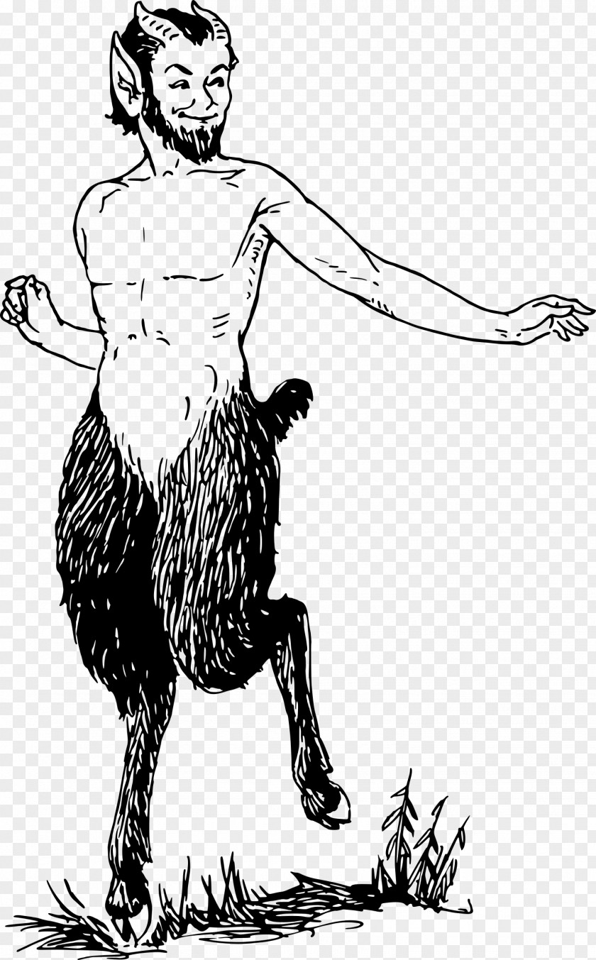 Faun Satyr Greek Mythology Goatman Clip Art PNG