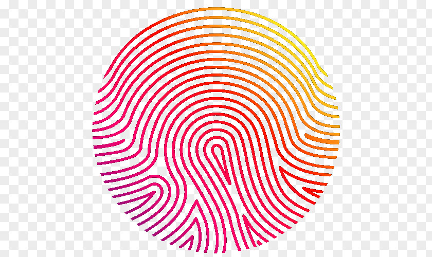 Fingerprint Digit PNG