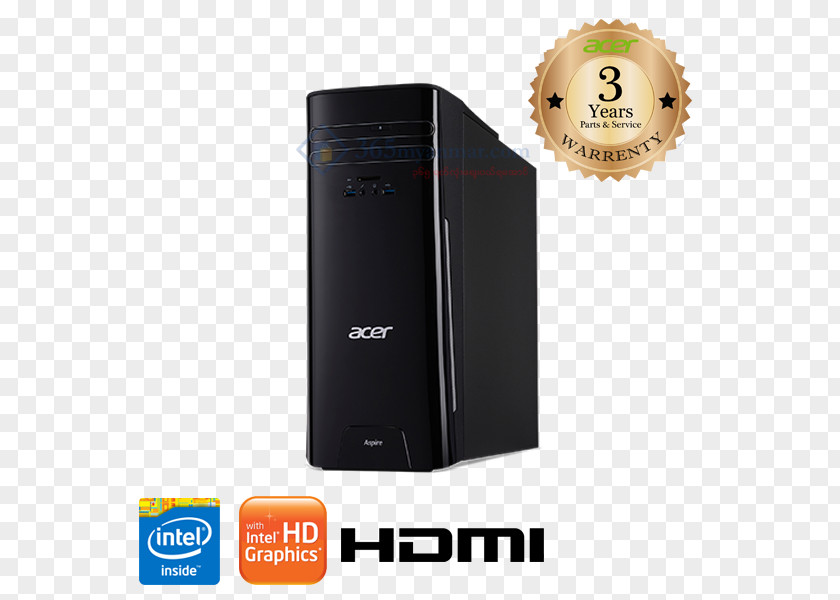 Intel Acer Aspire Core I3 Desktop Computers PNG