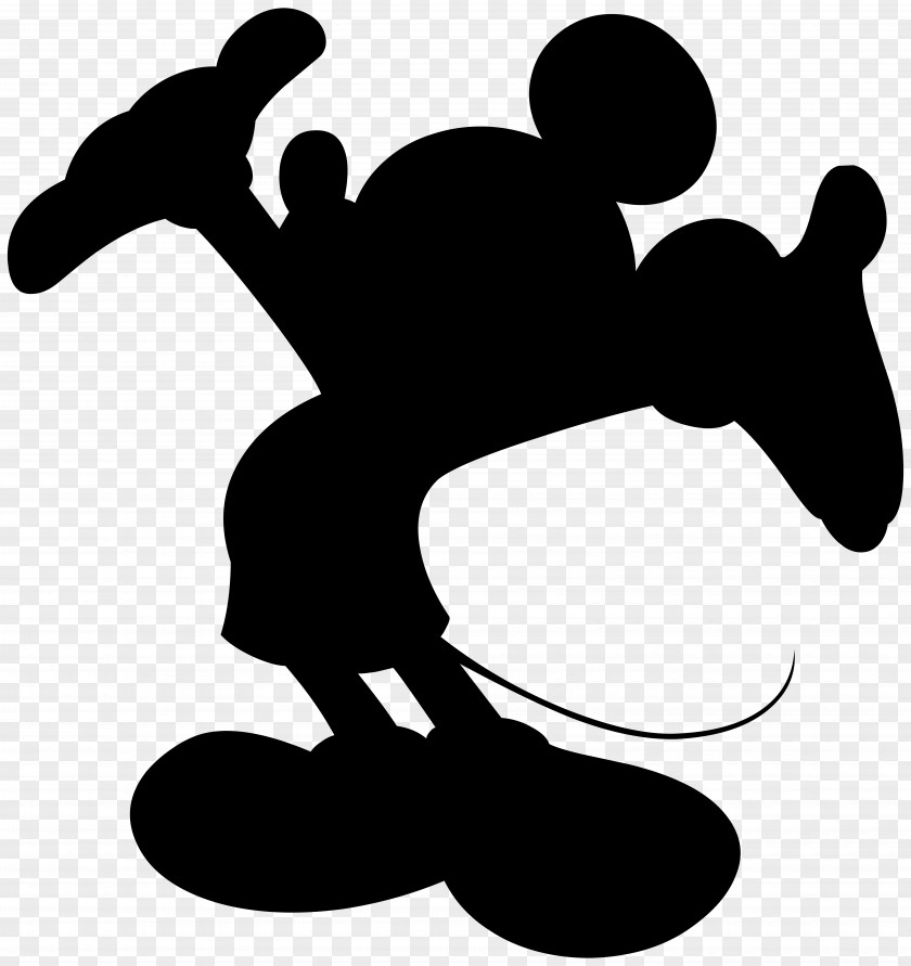 Mickey Mouse Human Behavior Clip Art Silhouette PNG