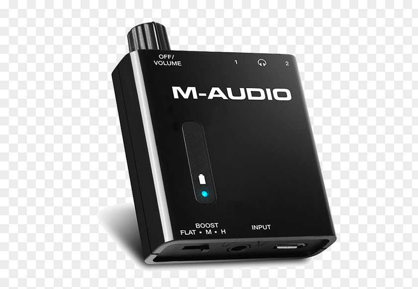 Microphone M-Audio Bass Traveler Headphone Amplifier Sound PNG