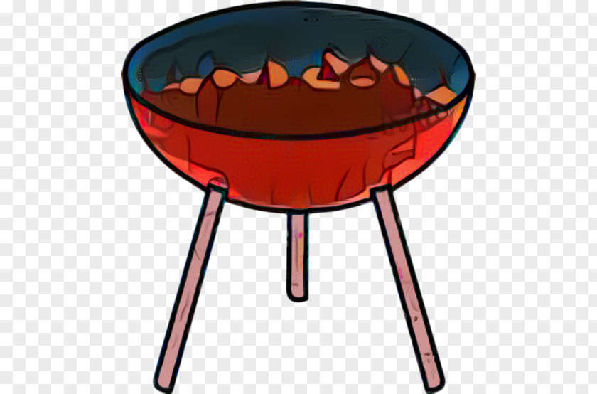 Table Red Hamburger Cartoon PNG