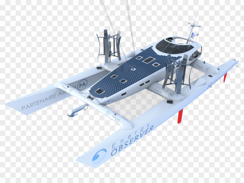 Yacht Energy Observer Daedalus Naval Architecture Machine PNG