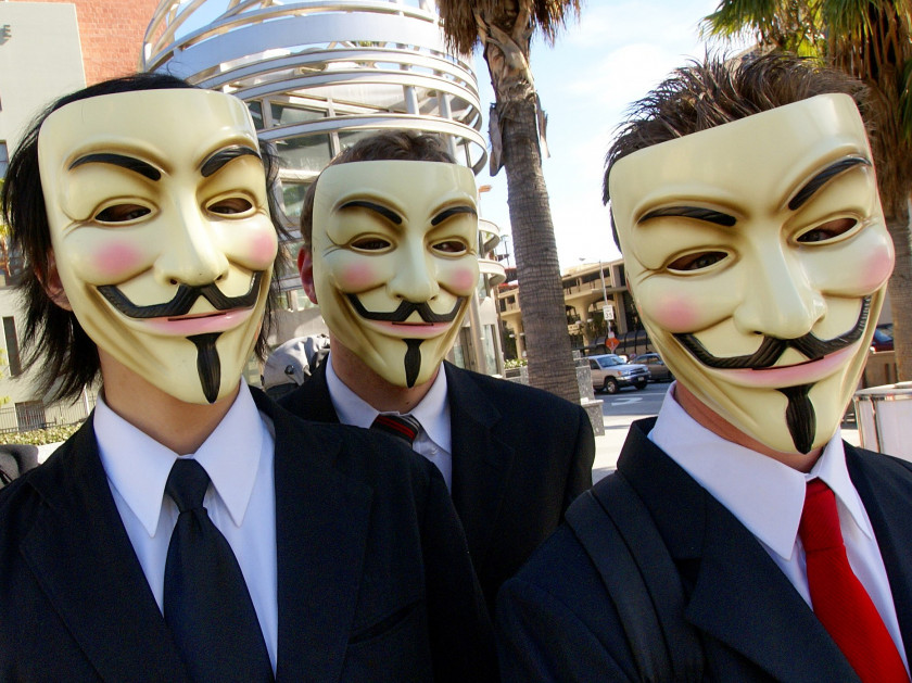 Anonymous Mask Topiary United States Swizz Beatz Megaupload PNG