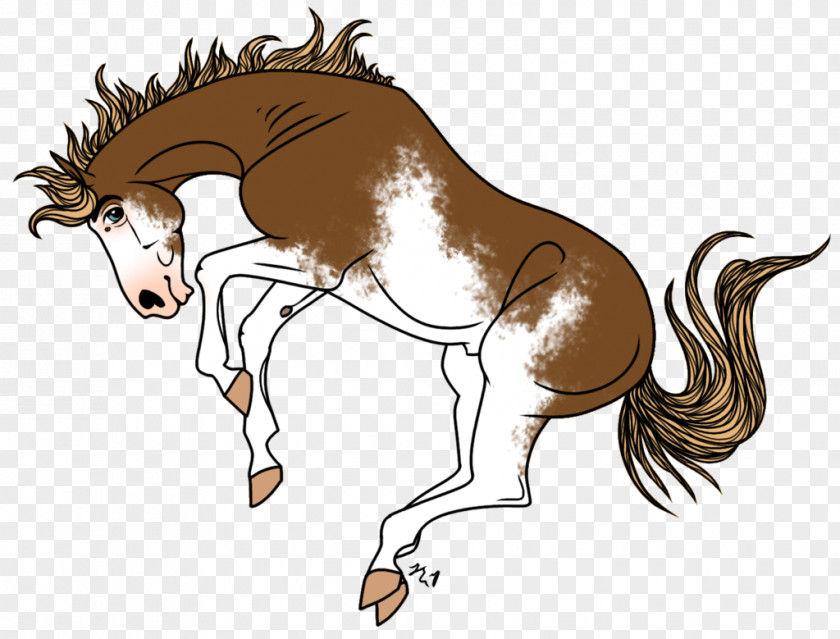 Bucking Horse Mane Mustang Foal Stallion Pack Animal PNG