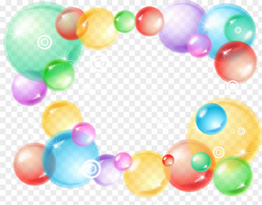 Colorful Bubbles Clip Art PNG