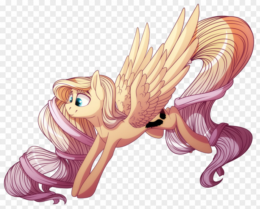 Pegasus Fairy Horse Cartoon Figurine PNG