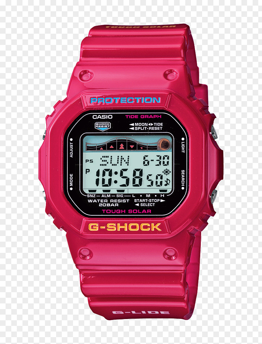 Youth Culture Master Of G G-Shock Casio Solar-powered Watch PNG