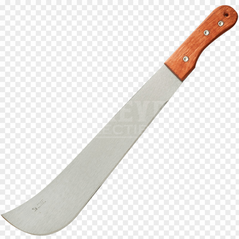 Big Knife Bolo Machete Hand Tool PNG