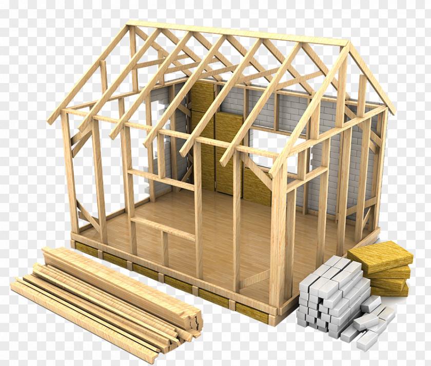 Build Brick Houses House Framing Architectural Engineering Home Construction Illustration PNG