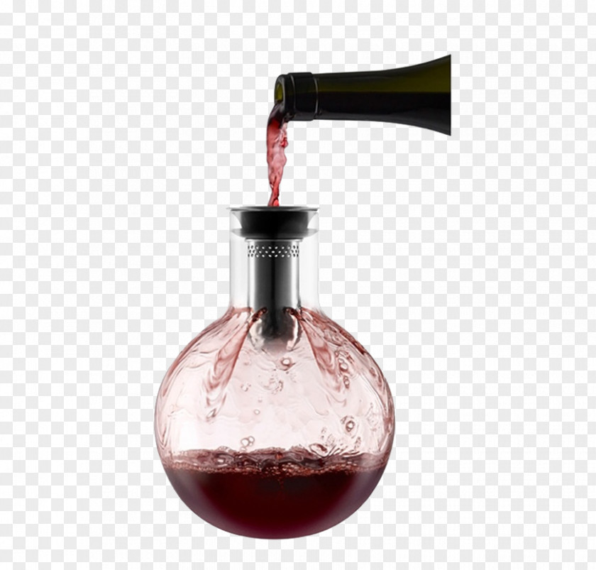 Glass Decanter Wine Carafe Aeration Lawn Aerator PNG
