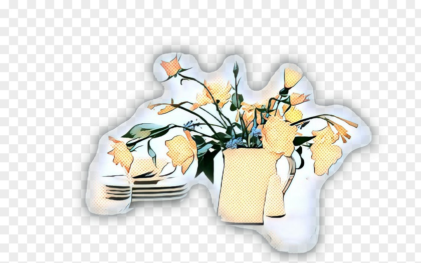 Magnolia Tableware Flowers Background PNG