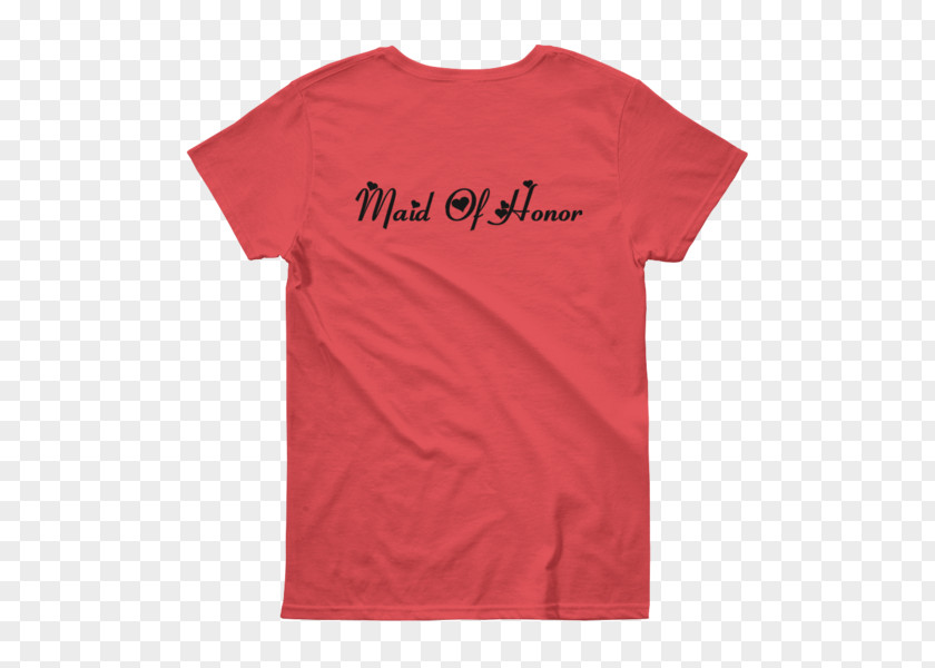 Maid Of Honor T-shirt Coca-Cola Clothing Raglan Sleeve PNG