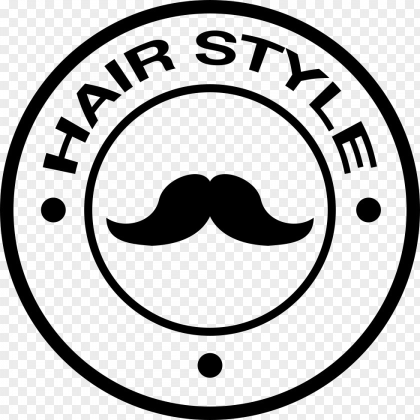 Moustache Barber Hairdresser Hairstyle Symbol PNG