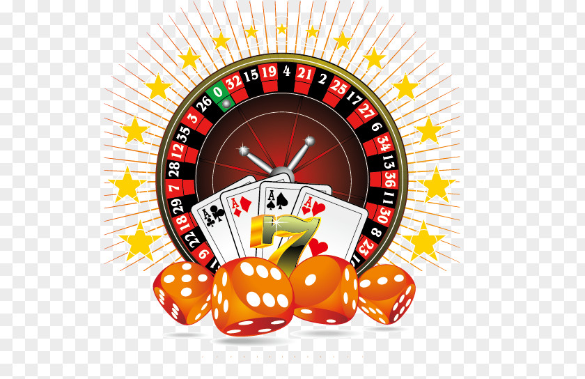 Online Casino Gambling Roulette PNG Roulette, Dice and poker material, orange dices illustration clipart PNG