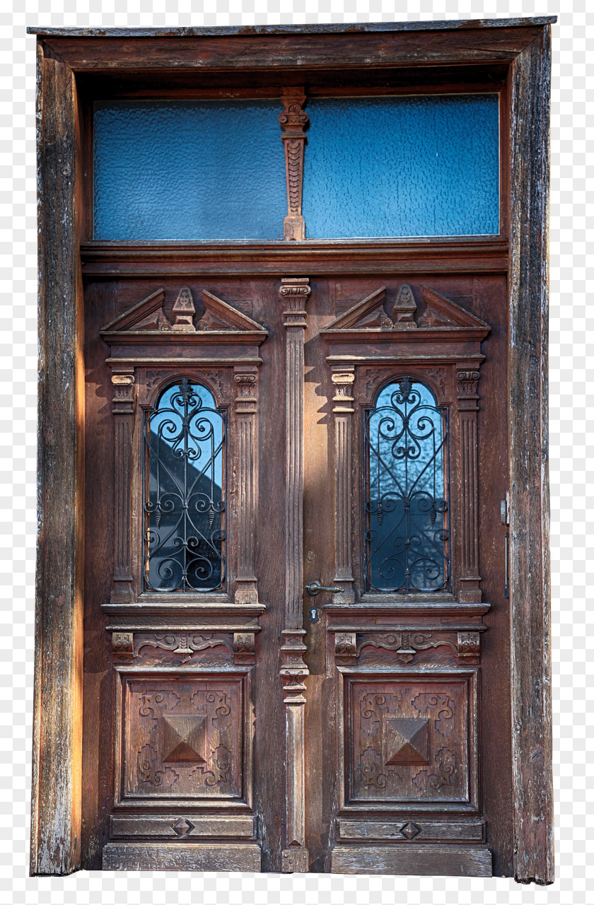 Wood Door Stain Facade House PNG