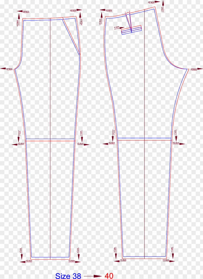 Check Pattern Pants Grading Sewing Fashion PNG