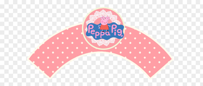 Cupcake Wrapper George Pig Party Drawing PNG