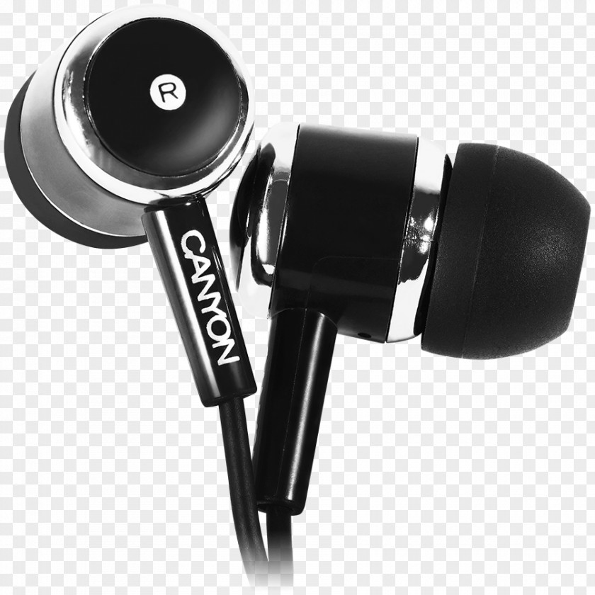 Headphones Canyon CNE-CEP01B CNE-CEPM01B Microphone Headset PNG