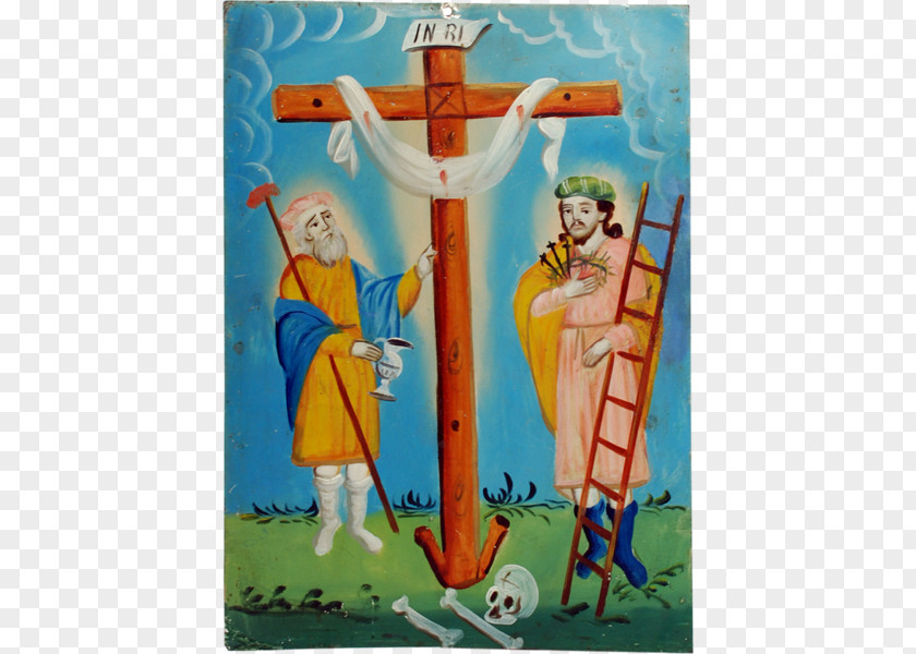 Painting Crucifix PNG