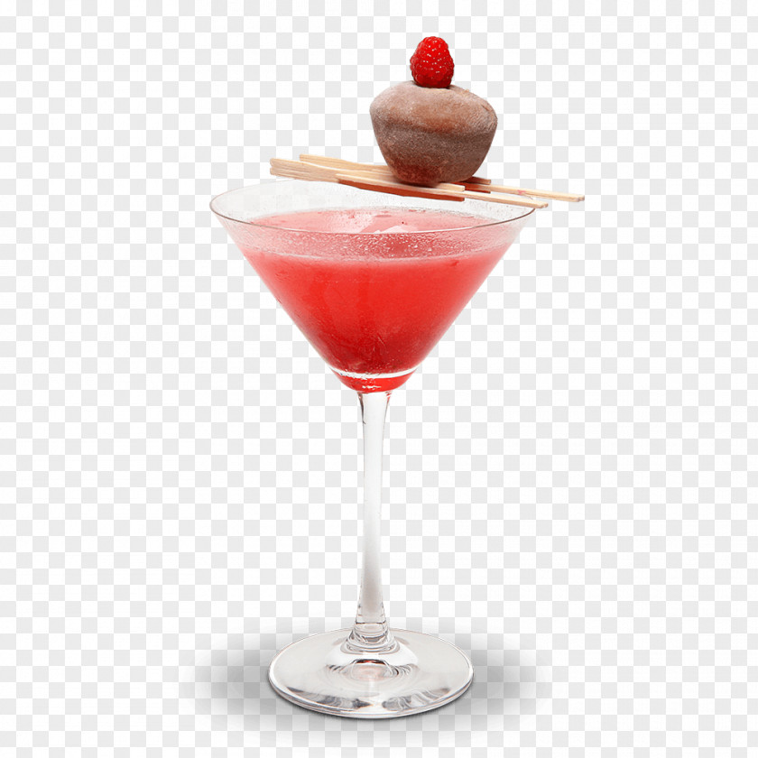 Raspberry And Strawberry Cocktail Garnish Martini Cosmopolitan Vodka PNG