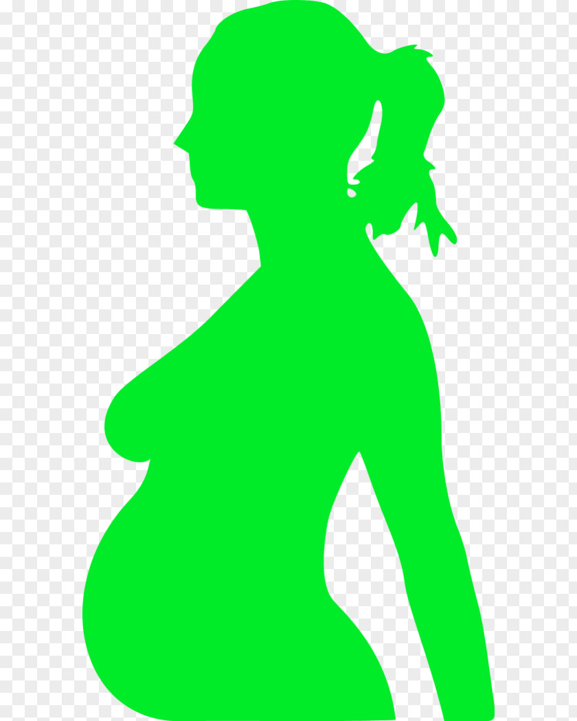 Silhouette Of Pregnant Woman Clipart Pregnancy Ovulation Clip Art PNG