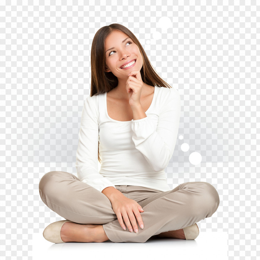 Thinking Woman Stock Photography PNG