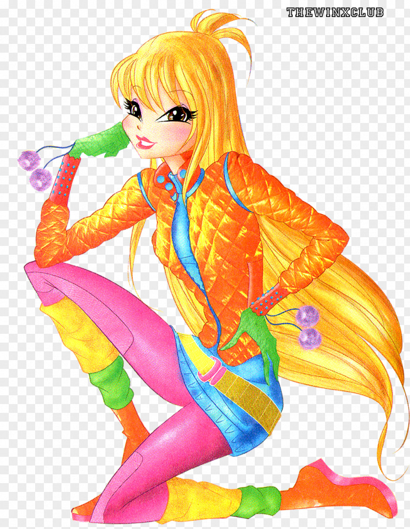 Winx Club Season 6 Stella Bloom Fairy Long Gallery Animated Film PNG