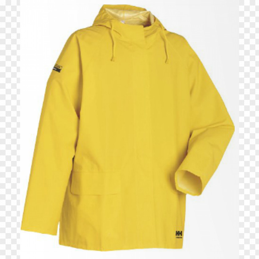 Yellow Jacket Raincoat Clothing Helly Hansen PNG