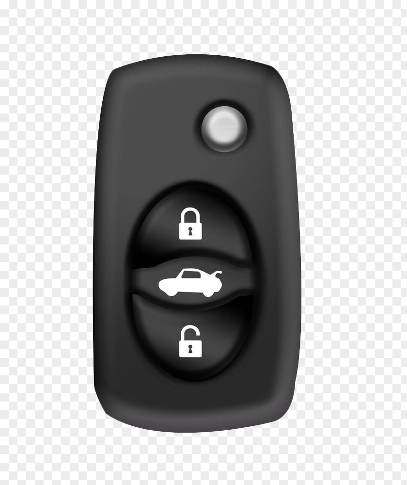 Black Car Keys Coupon Remote Control CR 2032 Button Cell PNG