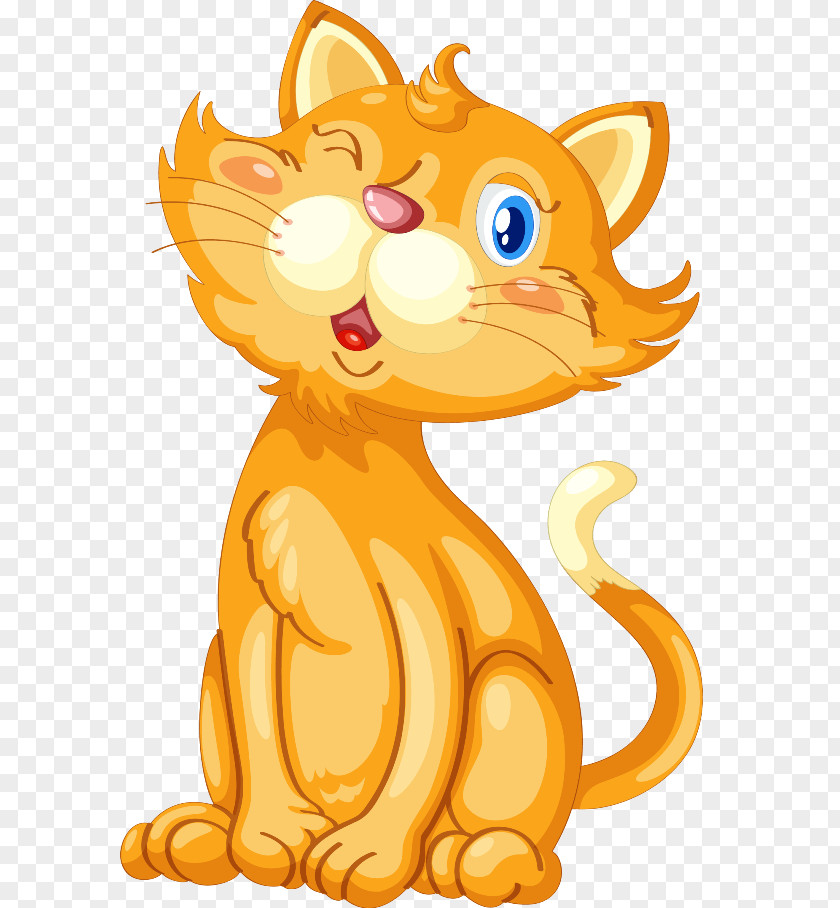 Cat Tabby Ginger Clip Art PNG