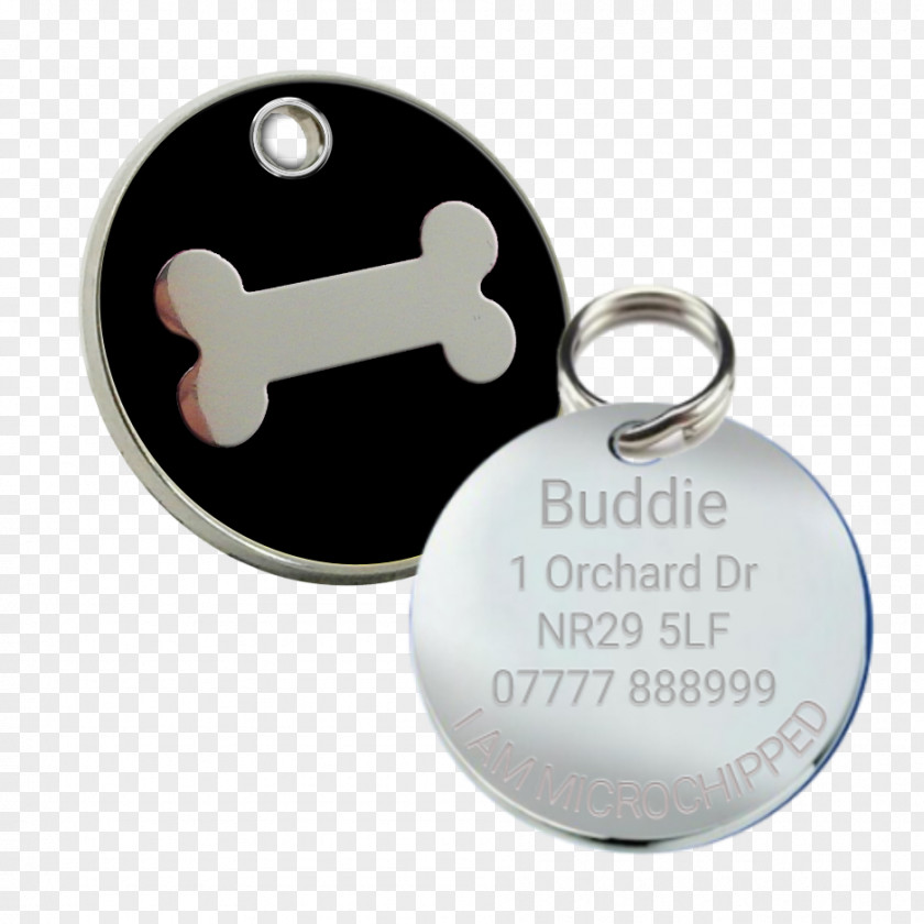 Black Dog Puppy Cat Tag Pet Collar PNG