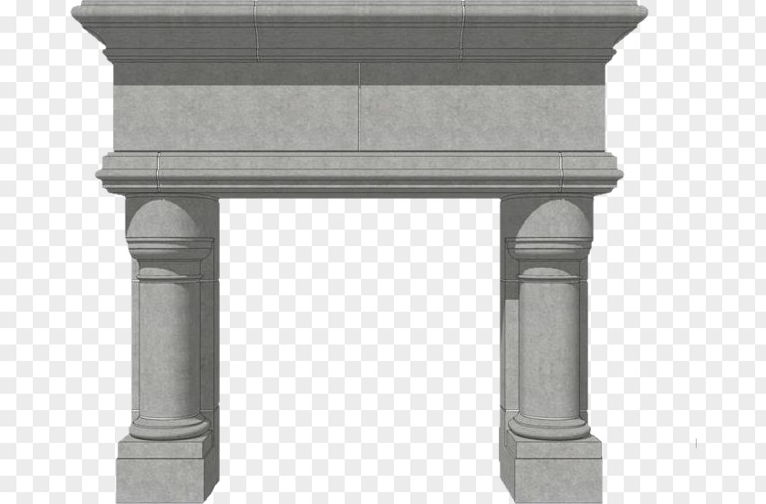 Europe And The United States Stone Door Material Free To Pull PNG