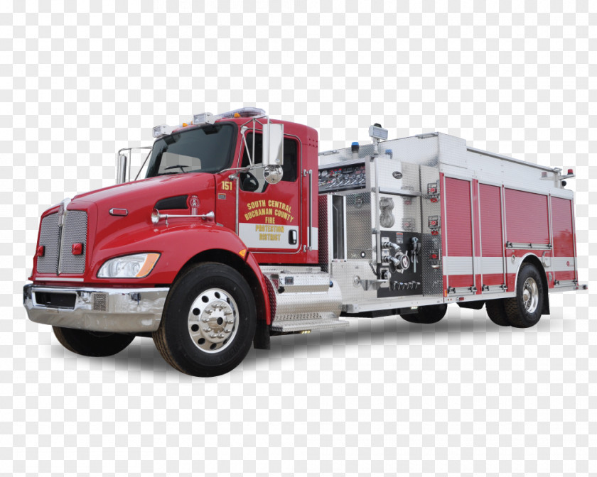 Fire Truck Buchanan County, Missouri Car Engine Department Motor Vehicle PNG