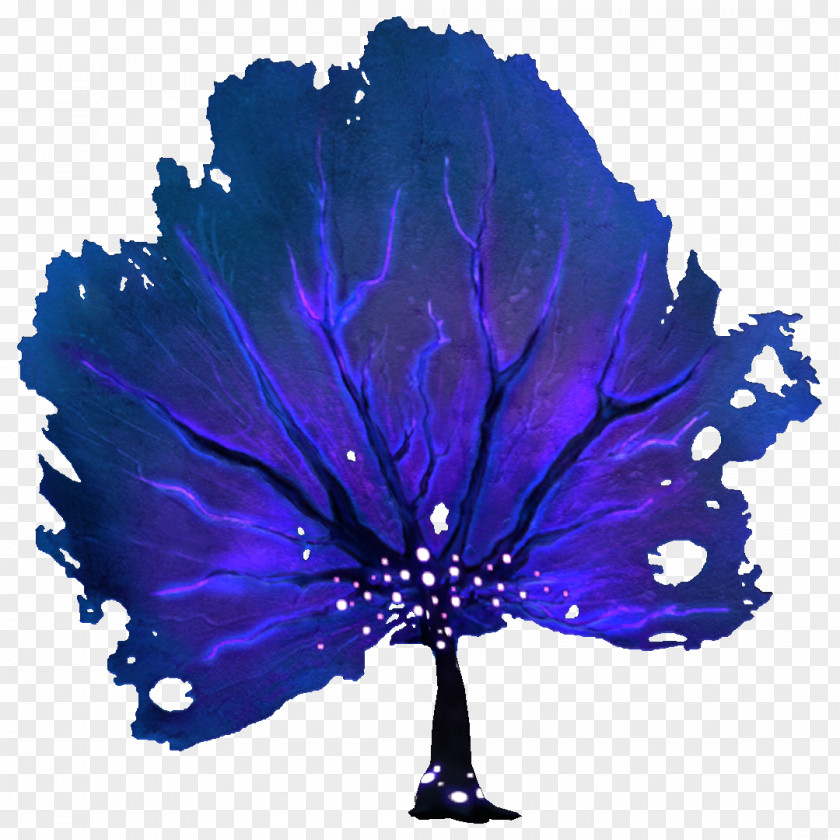Flora Subnautica Purple Violet Blue Plant PNG