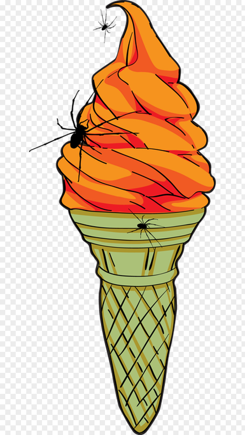 Ice Cream Cones Halloween Clip Art PNG