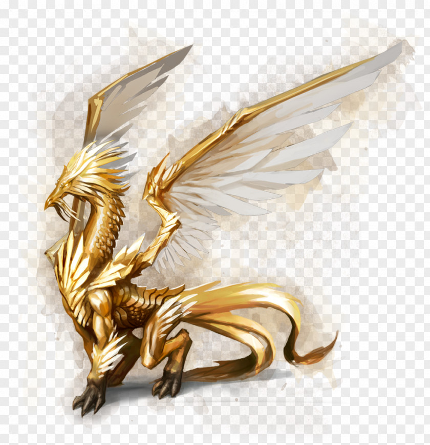 Light Metallic Dragon Darkness Elemental PNG