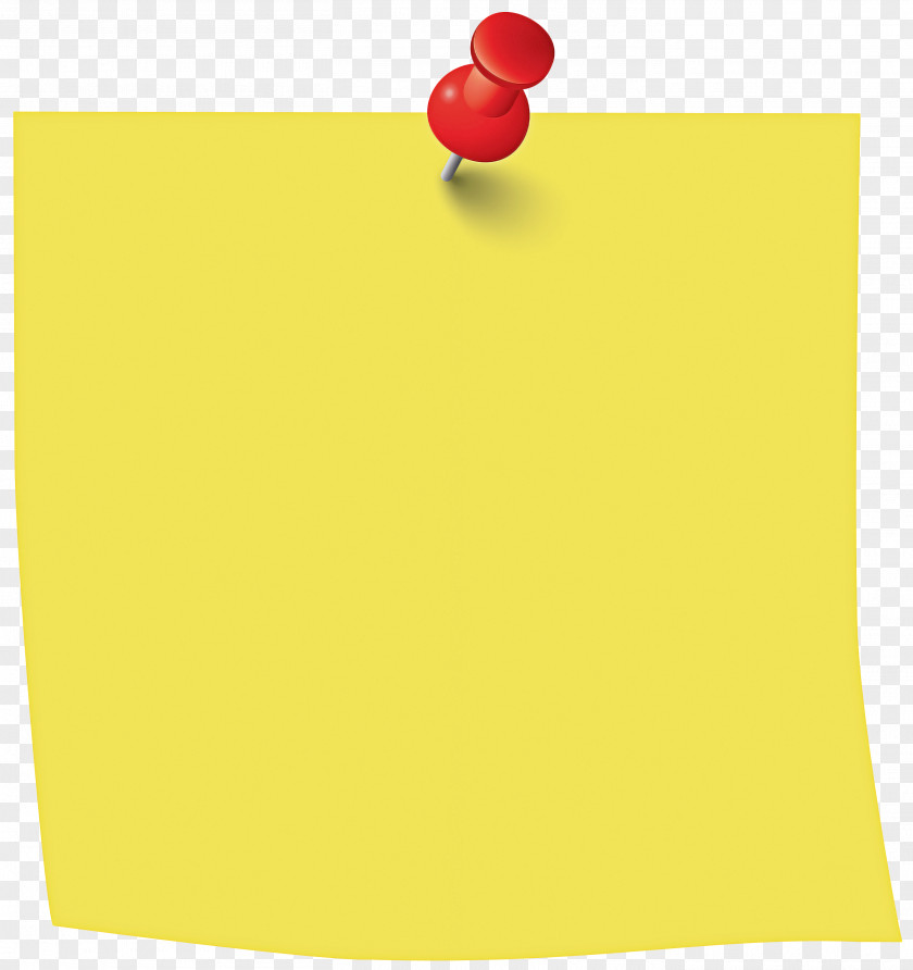 Paper Product Yellow Sticky Note PNG