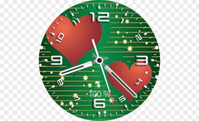 Samsung S3 Green Clock PNG