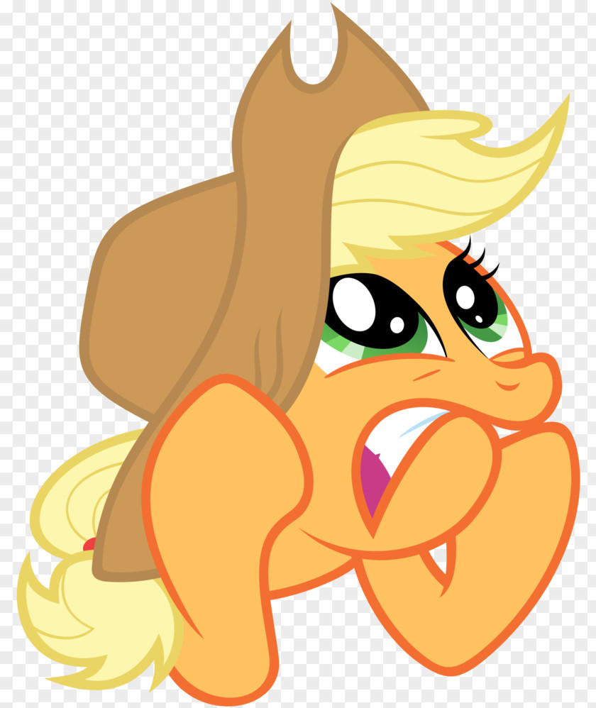 Applejack Crying Pony Sticker Telegram Clip Art PNG