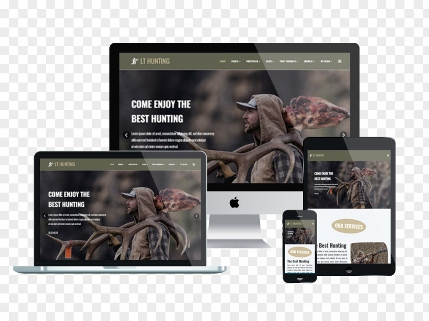 Exquisite Shading Responsive Web Design Template System Joomla PNG