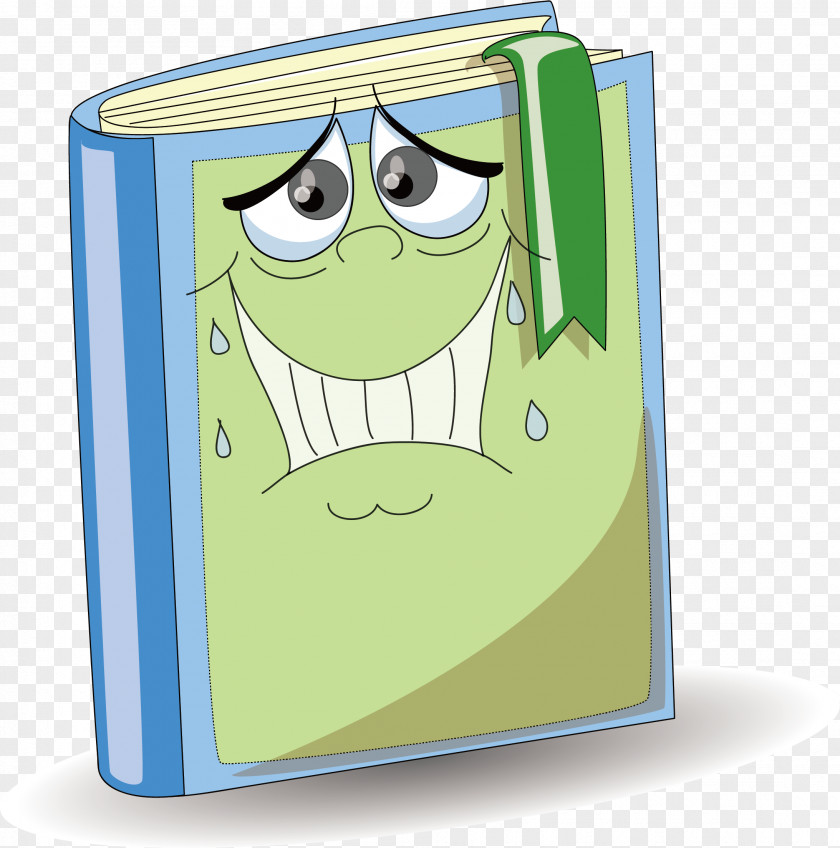 Lovely Book Cartoon Clip Art PNG