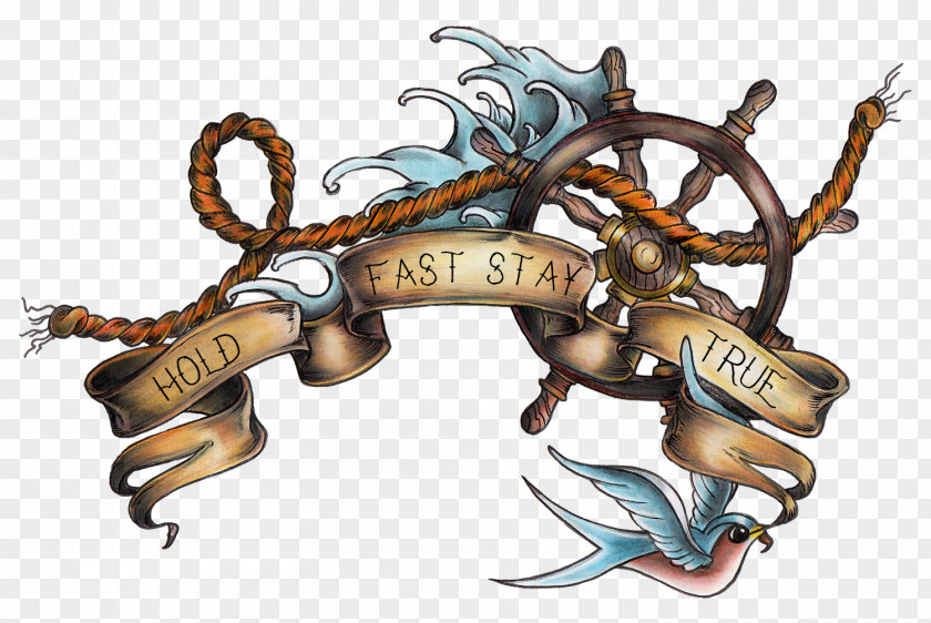 Nautical Old School (tattoo) Ship's Wheel Sailor Tattoos PNG