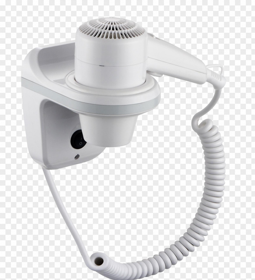 Salon Hair Dryer Iron Hotel Wall PNG