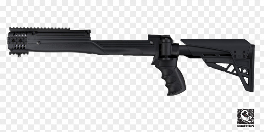 Adjustable Ruger Mini-14 Stock Picatinny Rail Recoil Firearm PNG